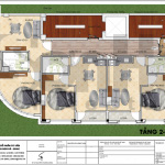 4 Mặt bằng công năng tầng 2 3 4 5 6 7 8 khách sạn 3 sao đẹp tại đà nẵng sh ks 0059