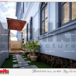 4.Mẫu ngoại thất sân vườn biệt thự tân cổ điển biệt thự khu đô thị vinhomes imperial tại hải phòng