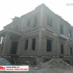 5 Ảnh thực tế thi công biệt thự lâu đài cổ điển tại hải dương sh btld 0034