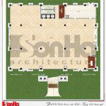 5 Mặt bằng công năng tầng 1 nhà hàng tân cổ điển tại hải phòng sh bck 0048