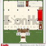 6 Mặt bằng công năng tầng 2 nhà hàng tân cổ điển tại hải phòng sh bck 0048