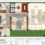 6 Mặt bằng công năng tầng lửng khách sạn 3 sao tân cổ điển Vĩnh Phúc sh ks 0057