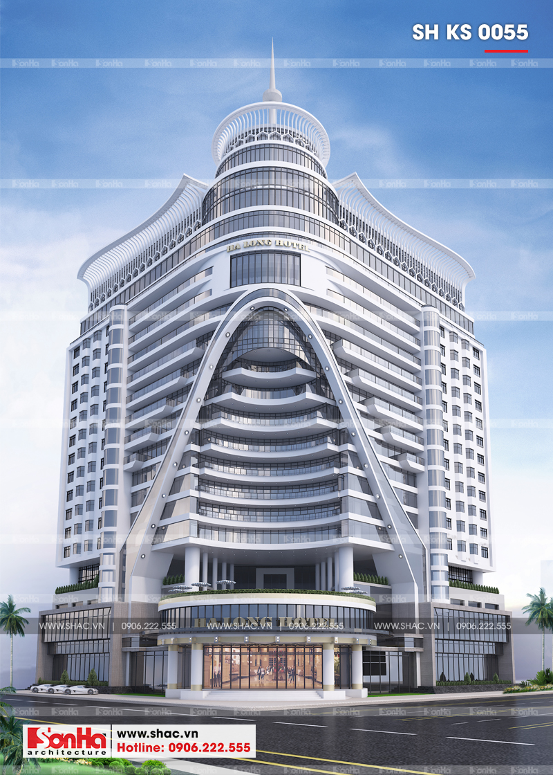 Các mẫu thiết kế khách sạn tiêu chuẩn 5 sao 2000m2 tại Quảng Ninh - SH KS 0055 37 Thêm một mẫu thiết kế khách sạn 5 sao tại Hạ Long (Quảng Ninh) được yêu thích