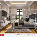 7 Thiết kế nội thất phòng ngủ 2 biệt thự tân cổ điển khu đô thị vinhomes imperia hải phòng