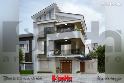 Biệt thự 2 mặt tiền hiện đại rộng 130m2