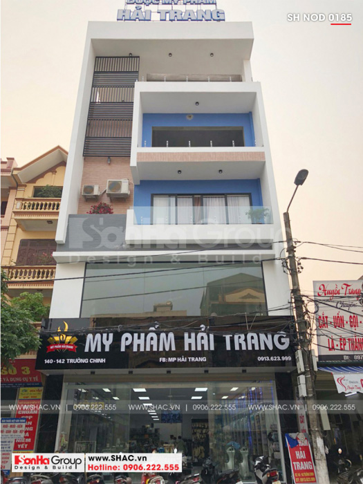 1 Ảnh thực tế  nhà ống hiện đại 5 tầng tại hà nam sh nod 0185