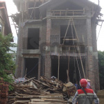 1 Ảnh thực tế thi công biệt thự hiện đại có sân vườn tại hải phòng sh btd 0065