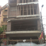 1 Ảnh thực tế thi công nhà ống hiện đại 5 tầng tại hà nam sh nod 0185