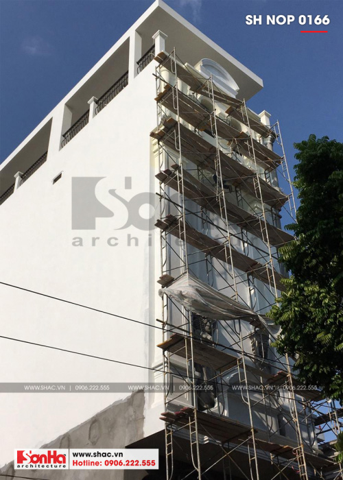1 Ảnh thực tế thi công nhà ống pháp kết hợp kinh doanh tại hải phòng sh nop 0166