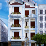 1 Mẫu thiết kế nhà ống bán biệt thự pháp 4 tầng tại nam định sh nop 0164