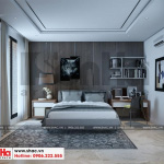 11 Thiết kế nội thất phòng ngủ con trai nhà ống hiện đại tại 4 tầng tại hải phòng sh nod 0187