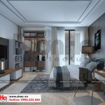12 Mẫu nội thất phòng ngủ con trai nhà ống hiện đại mặt tiền 4,9m tại hải phòng sh nod 0187