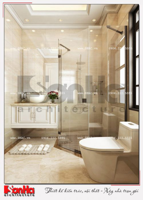 14 Mẫu nội thất phòng tắm wc biệt thự tân cổ điển khu đô thị vinhomes hải phòng