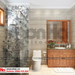 17 Thiết kế nội thất phòng tắm wc nhà ống pháp 4 tầng tại nam định sh nop 0164