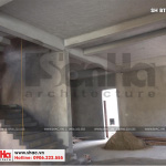 2 Ảnh thực tế thi công biệt thự hiện đại 3 tầng tại hải phòng sh btd 0065