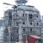 2 Ảnh thực tế thi công biệt thự lâu đài 4 tầng tại lạng sơn sh btld 0036