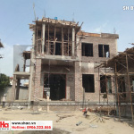 2 Ảnh thực tế thi công biệt thự sân vườn đẹp tại hưng yên sh btp 0122