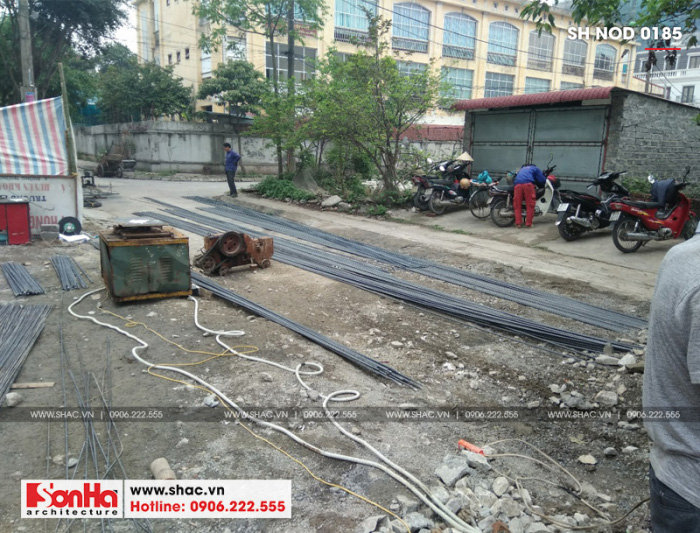 2 Ảnh thực tế thi công nhà phố hiện đại tại hà nam sh nod 0185
