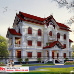 2 Kiến trúc biệt thự mái thái 3 tầng tại hưng yên sh btp 0122