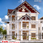 2 Mẫu biệt thự pháp 2 mặt tiền có hồ bơi tại hải phòng sh btp 0121