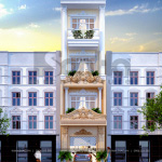 2 Mẫu kiến trúc mặt tiền nhà ống pháp đẹp tại sài gòn sh nop 0165