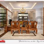 2 Mẫu nội thất phòng khách biệt thự tân cổ điển khu đô thị vinhomes hải phòng