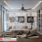 2 Mẫu nội thất phòng khách nhà ống hiện đại 4 tầng tại hải phòng sh nod 0187
