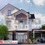 2 Thiết kế biệt thự mái thái kiến trúc hiện đại tại hải phòng sh btd 0065