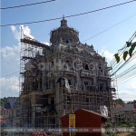 3 Ảnh thi công biệt thự lâu đài 2 mặt tiền tại lạng sơn sh btld 0036