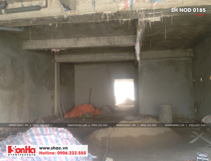 3 Ảnh thực tế thi công nhà ống hiện đại kết hợp kinh doanh tại hà nam sh nod 0185