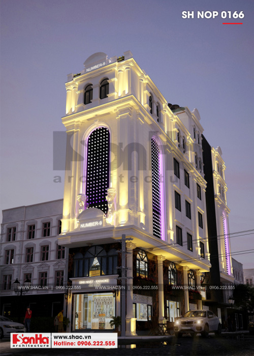 3 Thiết kế nhà ống kiến trúc pháp cổ điển tại hải phòng sh nop 0166