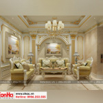 3 Thiết kế nội thất phòng khách nhà ống kiến trúc pháp tại vĩnh phúc sh nop 0163