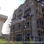 4 Ảnh thi công biệt thự lâu đài 4 tầng tại lạng sơn sh btld 0036