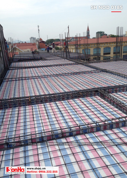 4 Ảnh thực tế thi công nhà ống hiện đại đẹp tại hà nam sh nod 0185