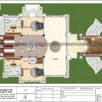 4 Mặt bằng công năng tầng 1 biệt thự lâu đài 2 mặt tiền đẹp tại sài gòn sh btld 0037