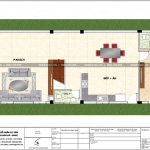 4 Mặt bằng công năng tầng 1 nhà ống kiến trúc pháp tại hải phòng sh nop 0167