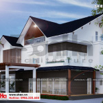 Mẫu biệt thự sân vườn 3 tầng tại hải phòng sh btd 0065