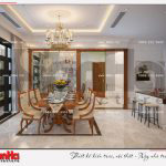 4 Mẫu nội thất phòng bếp ăn biệt thự tân cổ điển khu đô thị vinhomes hải phòng