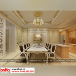 4 Mẫu nội thất phòng bếp ăn nhà ống phong cách châu âu tại vĩnh phúc sh nop 0163