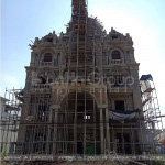 5 Ảnh thi công biệt thự lâu đài mặt tiền 15,44m tại lạng sơn sh btld 0036