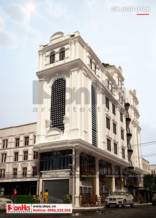 5 Thiết kế nhà ống pháp 7 tầng tại hải phòng sh nop 0166