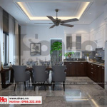 5 Thiết kế nội thất phòng bếp ăn nhà ống hiện đại 4 tầng tại hải phòng sh nod 0187