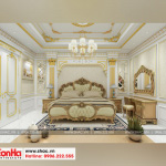 5 Thiết kế nội thất phòng ngủ 1 nhà ống cổ điển 4 tầng tại vĩnh phúc sh nop 0163