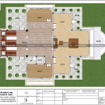 6 Mặt bằng công năng tầng 3 biệt thự lâu đài 4 tầng tại sài gòn sh btld 0037