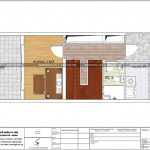 6 Mặt bằng công năng tầng 4 nhà ống hiện đại mặt tiền 4,9m tại hải phòng sh nod 0187