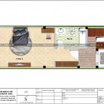 6 Mặt bằng công năng tầng 5 nhà ống hiện đại 7 tầng tại hà nội sh nod 0186