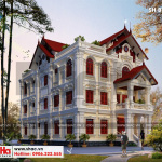 6 Mẫu kiến trúc biệt thự mái thái 3 tầng đẹp tại hưng yên sh btp 0122