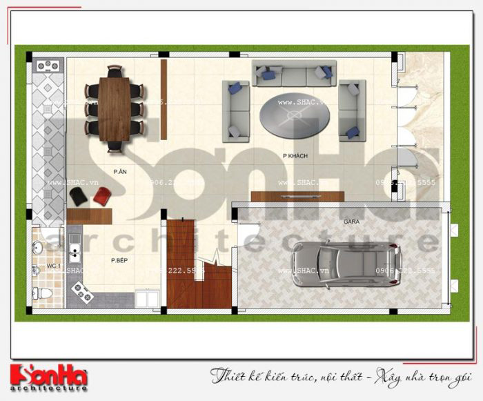 Thiết kế gara ô tô trong nhà – những tiêu chuẩn bạn nên biết 3 Tham khảo giải pháp thiết kế gara oto trong nhà