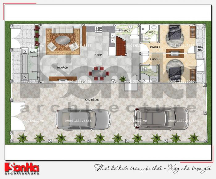 Thiết kế gara ô tô trong nhà – những tiêu chuẩn bạn nên biết 2 Thiết kế gara oto trong nhà luôn cần được chú trọng hàng đầu