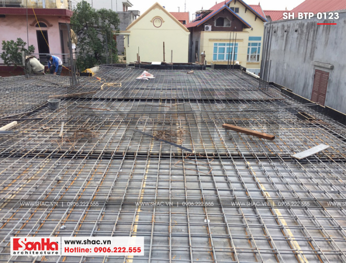 1 Ảnh thực tế thi công biệt thự cổ điển tại hải phòng sh btp 0123